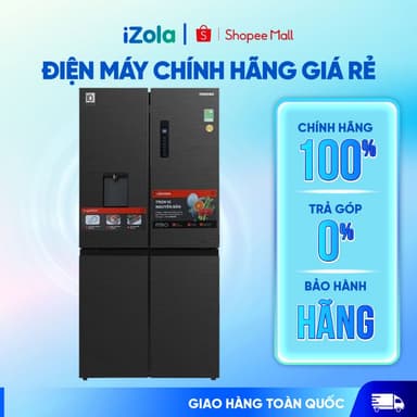So sánh giá GR-RF606WI-PMV(60)-AG - Tủ lạnh Toshiba Inverter 471 lít Multi Door GR-RF606WI-PMV(60)-AG - Hàng chính hãng rẻ nhất?
