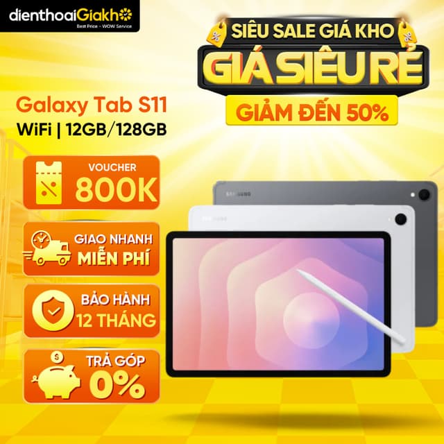 Máy Tính Bảng Samsung Galaxy Tab S11 Wifi (12GB/128GB) - Bảo Hành 12 Tháng - Ảnh 6