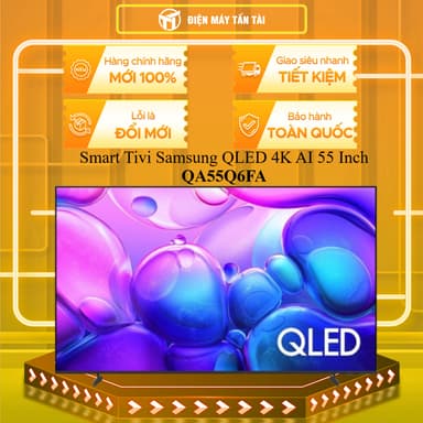 So sánh giá QA55Q6FA - Smart Tivi Samsung QLED 4K AI 55 Inch QA55Q6FA - MIỄN PHÍ LẮP ĐẶT ĐỂ BÀN HCM rẻ nhất?