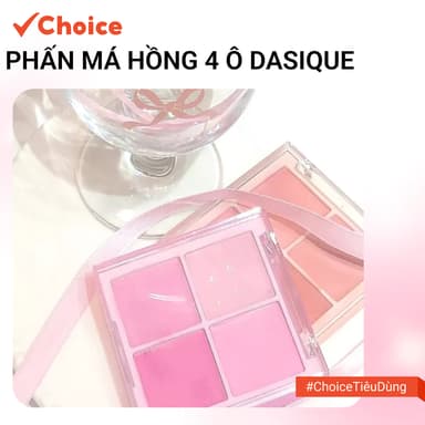 So sánh giá [Choice] Phấn Má Hồng 4 Ô Dasique FM1-2818-4 Blending Mood Cheek Blush 12g rẻ nhất?