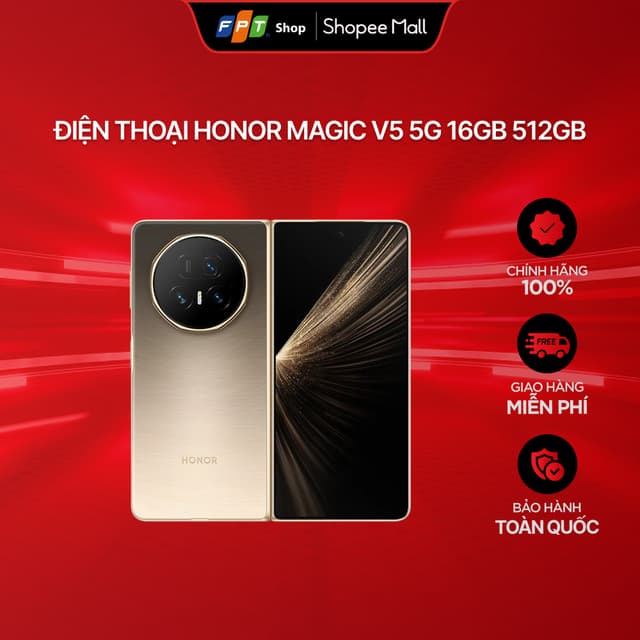 Điện thoại Honor Magic V5 5G 16GB 512GB - Ảnh 1