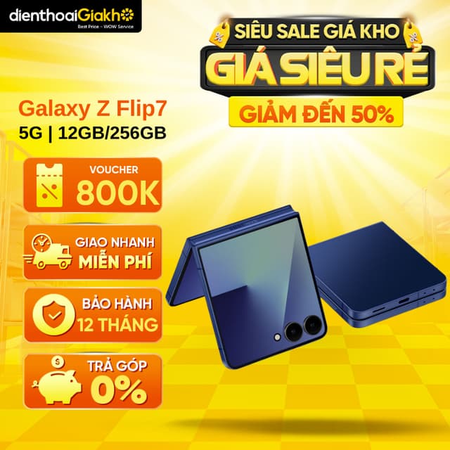 Điện Thoại Samsung Galaxy Z Flip7 5G (12GB/256GB) Bảo Hành 12 Tháng, Hàng Chính Hãng - Ảnh 11