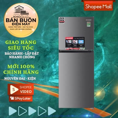 So sánh giá Tủ Lạnh Sharp SJ-X215V-SL – 197 Lít, Inverter, Làm Lạnh Đa Chiều, Khử Mùi Nano Ag+ rẻ nhất?