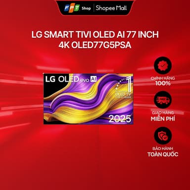 So sánh giá [Tặng kèm LG Smart TV UHD 43 inch 4K 43UA8450PSA] LG Smart Tivi OLED AI 77 inch 4K OLED77G5PSA rẻ nhất?