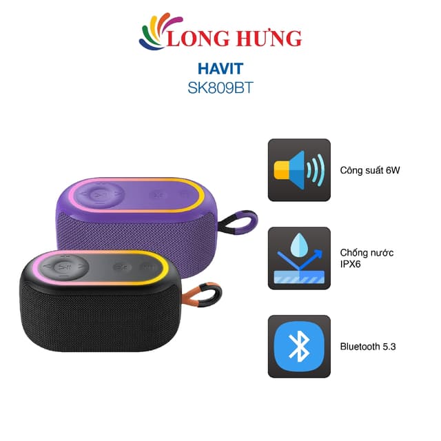 Loa Bluetooth Havit SK809BT - Hàng chính hãng - Ảnh 8