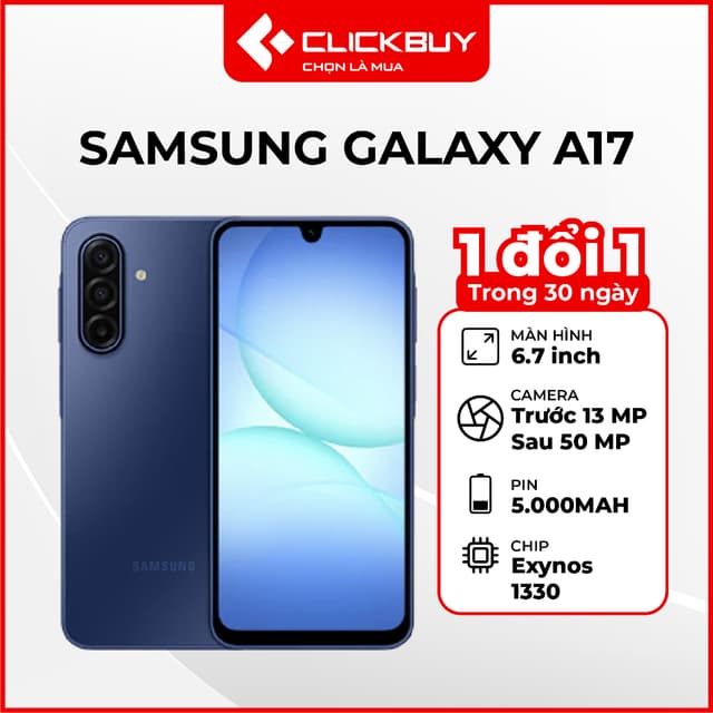 Điện Thoại Samsung Galaxy A17 (4G) 8GB 128GB Chính Hãng - Ảnh 6