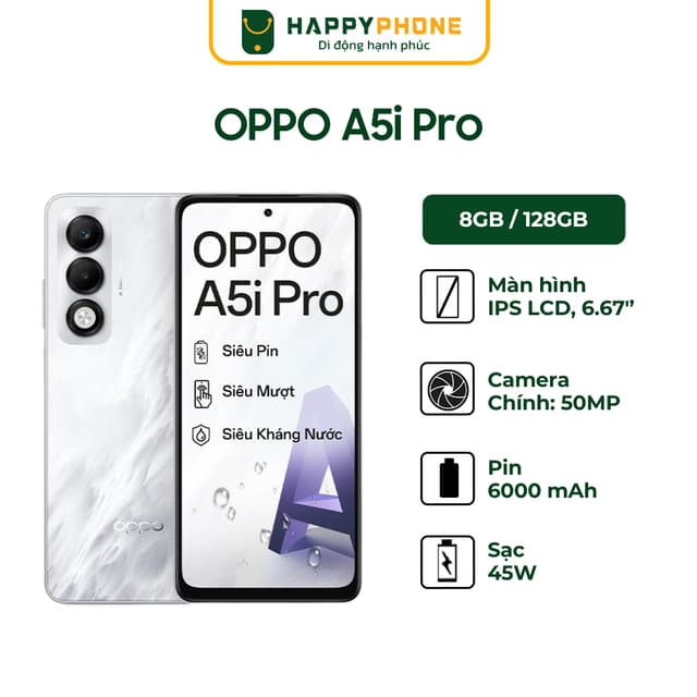 Điện Thoại Oppo A5i Pro 8GB/128GB - Hàng Chính Hãng - Ảnh 12