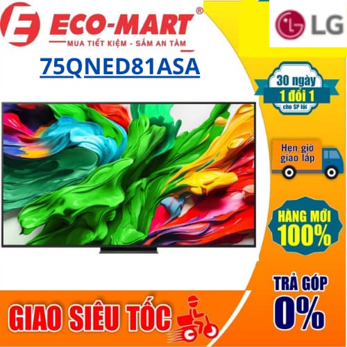 75QNED81 Smart Tivi QNED LG 75QNED81ASA  AI 4K 75 inch ( Tặng giao lắp đặt miễn phí) - Ảnh 4