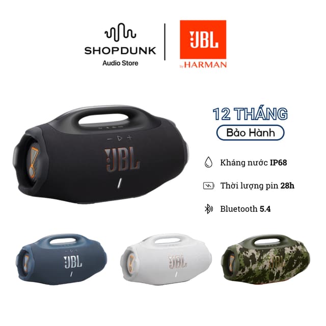 Loa Bluetooth JBL Boombox 4 Chính Hãng PGI | Bảo Hành 12 Tháng - Ảnh 1