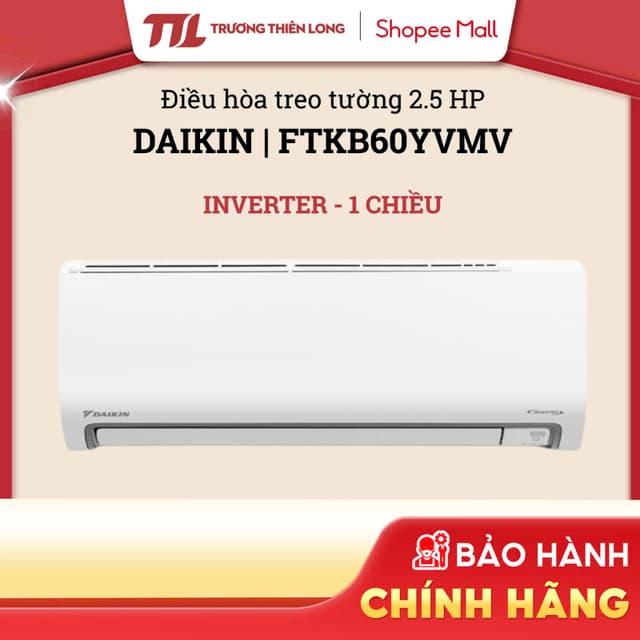 FTKB60YVMV I FTKB60ZVMV - Máy Lạnh Daikin Inverter 2.5 HP FTKB60YVMV / FTKB60ZVMV [FREESHIP HCM] - Ảnh 5
