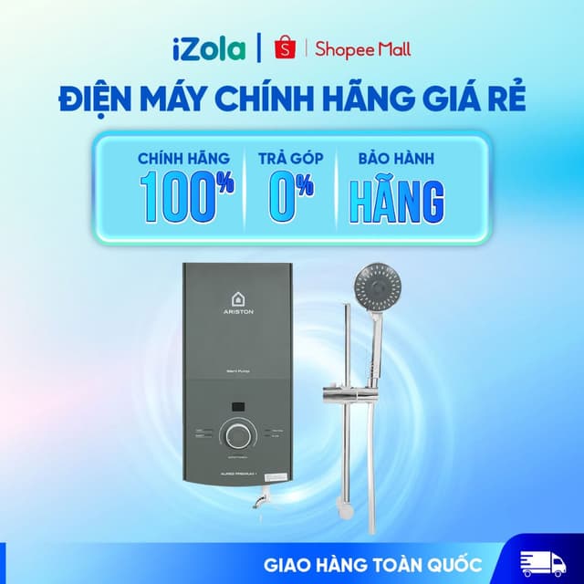 AURES PREMIUM+ 4.5P - Máy nước nóng trực tiếp Ariston 4500W AURES PREMIUM+ 4.5P - Hàng chính hãng - Ảnh 5