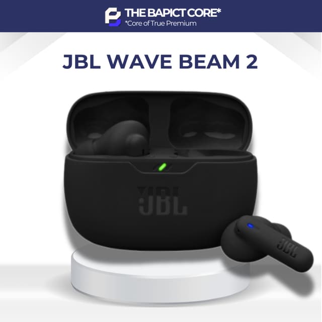 Tai nghe Bluetooth True Wireless JBL Wave Beam 2 - Hàng chính hãng Phúc Giang - Màu đen - Ảnh 7