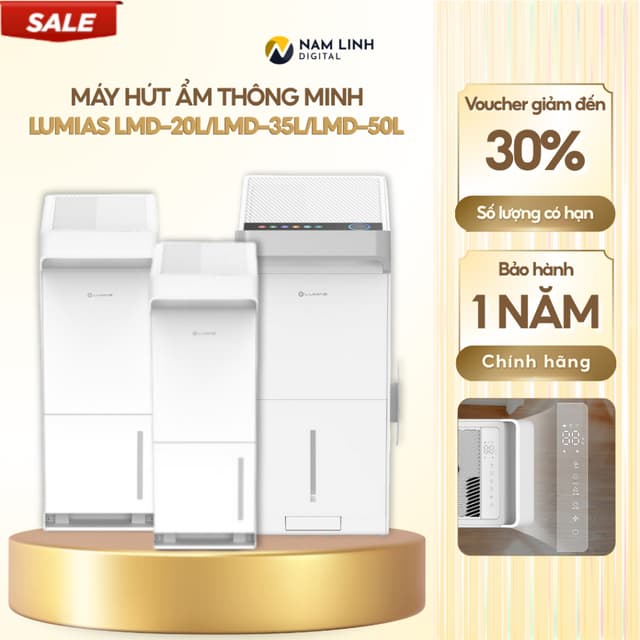 Máy hút ẩm không khí Lumias LMD-20L/ LMD-35L/ LMD-50L - Hàng chính hãng - Ảnh 12