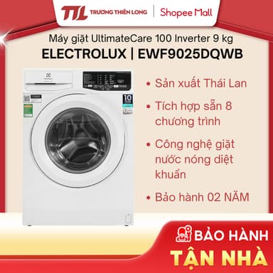 So sánh giá EWF9025DQWB - Máy Giặt Lồng Ngang ELECTROLUX UltimateCare 100 Inverter 9 Kg EWF9025DQWB [FREESHIP HCM] rẻ nhất?