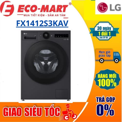 Máy giặt LG FX1412S3KAV  AI DD Inverter 12 kg ( Tặng giao lắp đặt miễn phí) - Ảnh 2