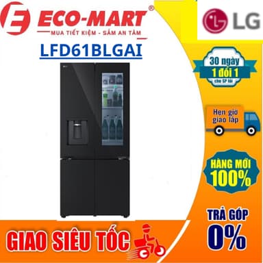 So sánh giá Tủ lạnh LG LFD61BLGAI Inverter 612 lít Multi Door InstaView ( Tặng Giao vs lắp đặt miễn phí ) rẻ nhất?