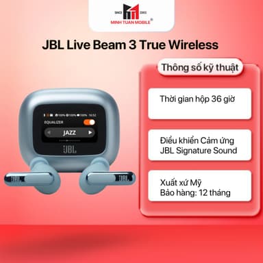 So sánh giá Tai nghe Bluetooth True Wireless JBL Live Beam 3 rẻ nhất?