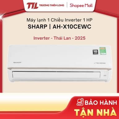 So sánh giá [VC 10%] AH-X10CEWC 1 HP - Máy Lạnh / Điều Hoà SHARP Inverter X10CEWC 1 Ngựa [FREESHIP HCM] rẻ nhất?