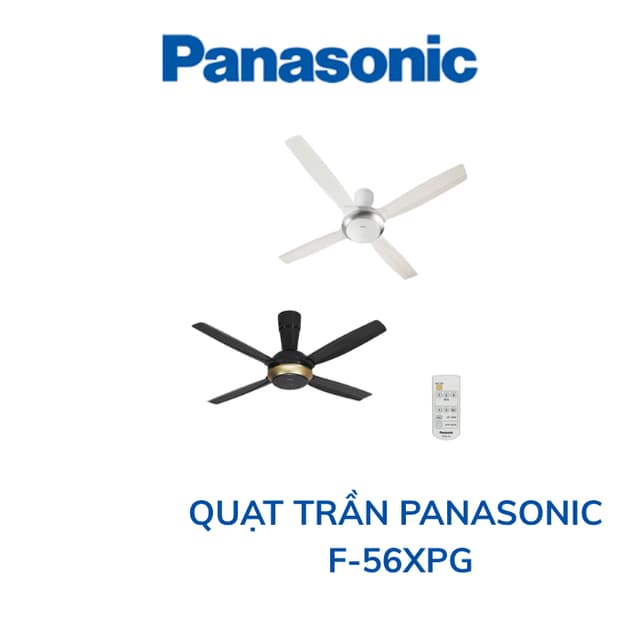 Quạt trần 4 cánh Panasonic F-56XPG, công suất 59W, bảo hành chính hãng tại nhà 12 tháng. - Ảnh 8