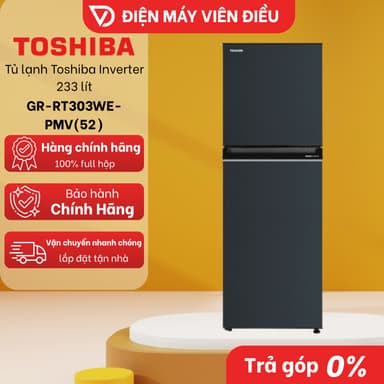 So sánh giá [FREESHIP NGHỆ AN] Toshiba GR-RT303WE-PMV(52) – Tủ Lạnh Inverter 233 Lít, Làm Lạnh Nhanh rẻ nhất?