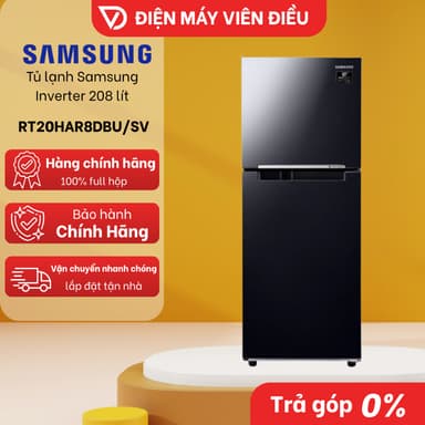 So sánh giá [FREESHIP NGHỆ AN] Samsung RT20HAR8DBU/SV – Tủ Lạnh Inverter 208 Lít, Vận Hành Êm Ái, Làm Lạnh Nhanh rẻ nhất?