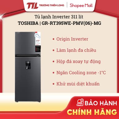 So sánh giá GR-RT395WE-PMV(06)-MG - Tủ Lạnh Toshiba Inverter 311 Lít GR-RT395WE-PMV(06)-MG [TOÀN QUỐC] rẻ nhất?