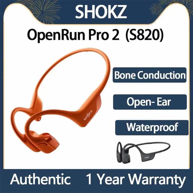 Tai nghe thể thao Bluetooth dẫn truyền qua xương SHOKZ OpenRun Pro 2 S820/S821 - Ảnh 3