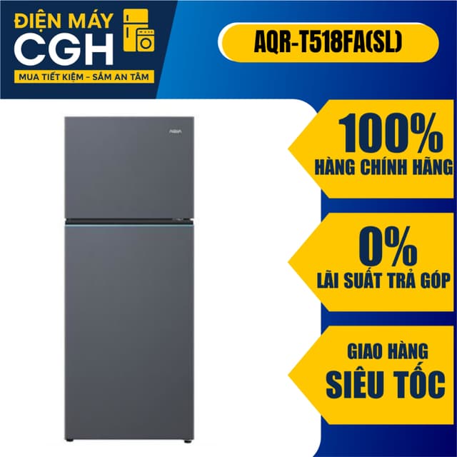 Tủ lạnh Aqua Inverter 455 lít AQR-T518FA(SL) - Ảnh 4
