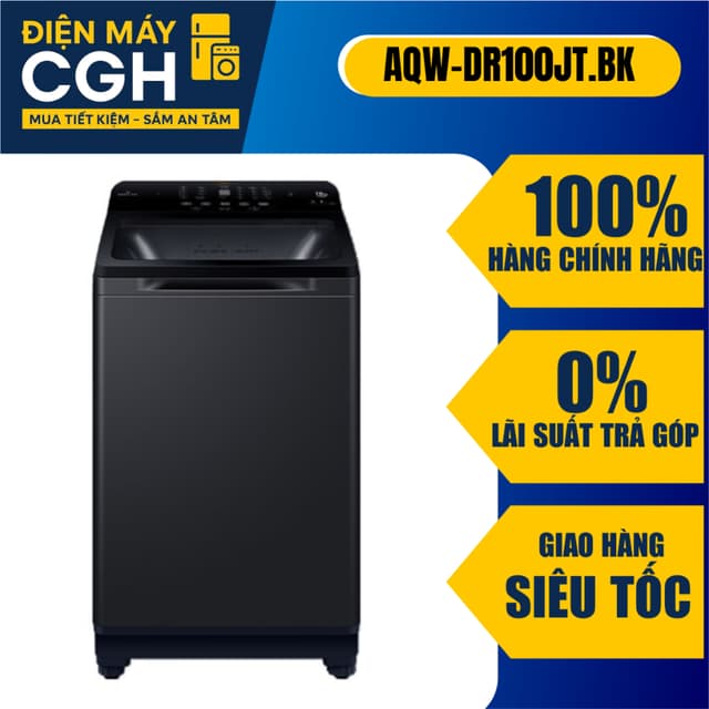 Máy Giặt Aqua AQW-DR100JT.BK Inverter 10 Kg - Ảnh 9