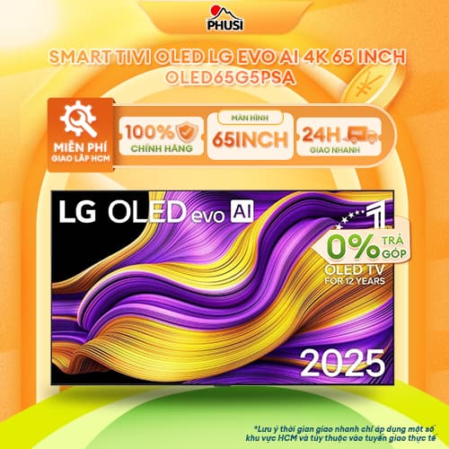OLED65G5PSA [GIAO MIỄN PHÍ HCM] Smart Tivi OLED evo LG AI 4K 65 inch OLED65G5PSA - CHÍNH HÃNG 100% - Ảnh 10