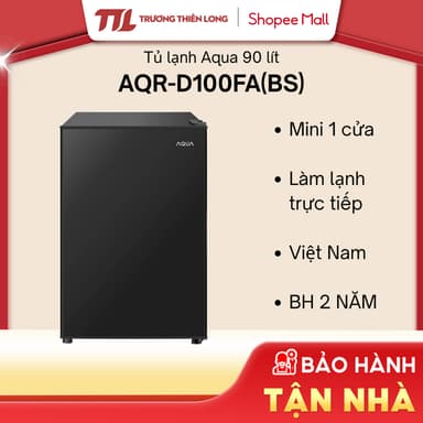 So sánh giá AQR-D100FA(BS) 90L | AQR-D60FA(BS) 50L - Tủ Lạnh Mini 1 Cửa AQUA 90 Lít | 50 Lít [TOÀN QUỐC] rẻ nhất?