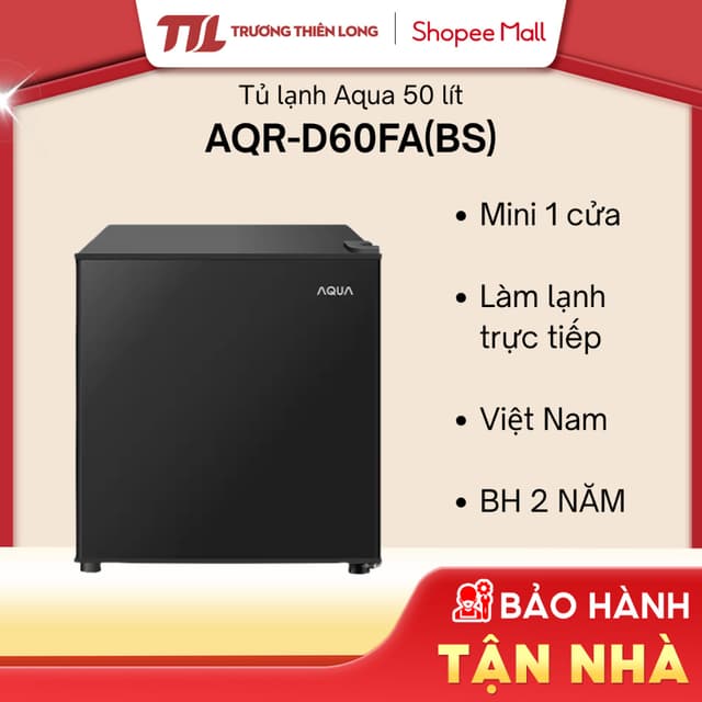 AQR-D60FA(BS) - Tủ Lạnh Aqua Không Inverter 50 Lít AQR-D60FA(BS) [FREESHIP HCM] - Ảnh 11