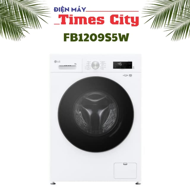 Máy giặt LG Inverter 9 kg FB1209S5W - Ảnh 1
