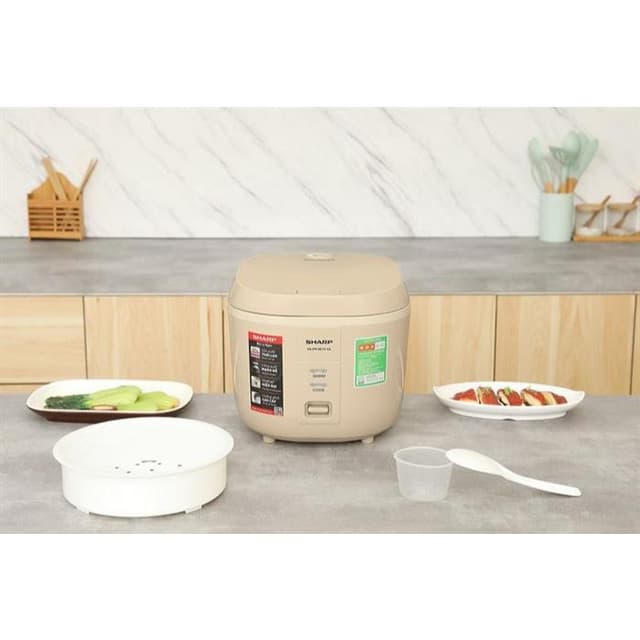Nồi cơm nắp gài Sharp 1.8 lít KS-PR18ETV-VA, Chính Hãng 100%, SX Thái Lan - Ảnh 5