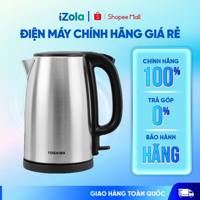 KT-17SH2NV - Bình đun siêu tốc Toshiba 1.7 lít KT-17SH2NV - Hàng chính hãng - Ảnh 12