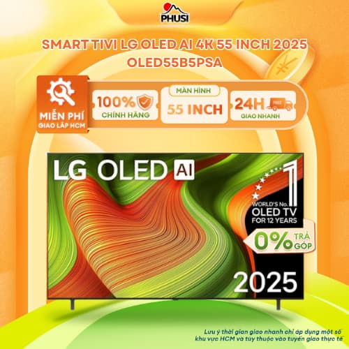 OLED55B5PSA [MIỄN PHÍ GIAO HCM] Smart Tivi OLED LG AI 4K 55 inch OLED55B5PSA - CHÍNH HÃNG, MỚI 100% - Ảnh 9
