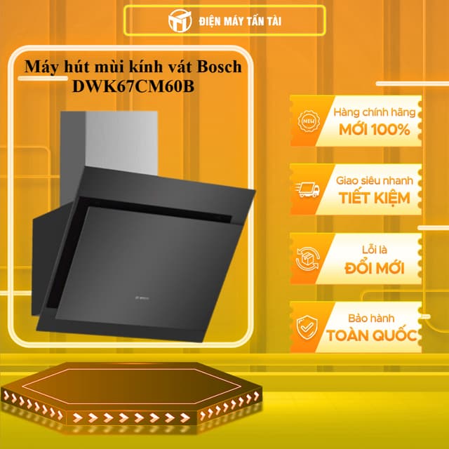 DWK67CM60B - Máy hút mùi kính vát Bosch DWK67CM60B - GIAO TOÀN QUỐC - Ảnh 2