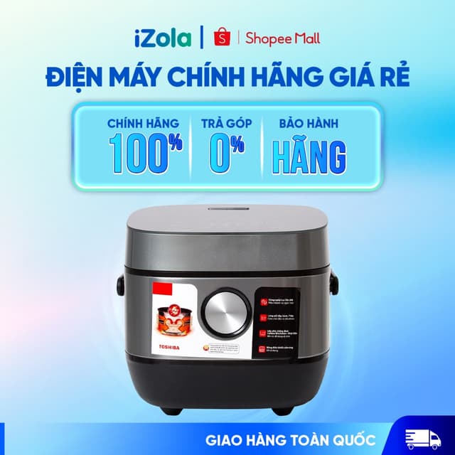RC-10IP1PV - Nồi cơm điện cao tần Toshiba 1 lít RC-10IP1PV - Hàng chính hãng - Ảnh 10