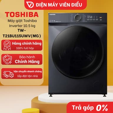 So sánh giá [FREESHIP NGHỆ AN] T21BU115UWV(MG) - Máy giặt Toshiba Inverter 10.5 kg TW-T21BU115UWV(MG) rẻ nhất?