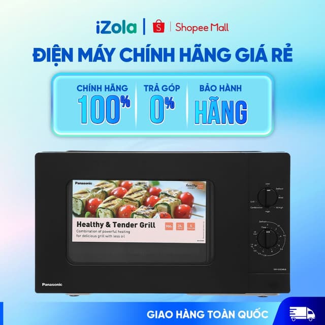 NN-GM34NBYUE - Lò vi sóng có nướng Panasonic NN-GM34NBYUE 24 lít - Hàng chính hãng - Ảnh 10