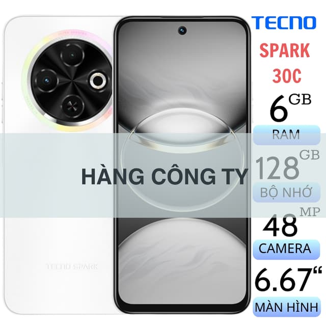 [Chính Hãng] Điện Thoại Tecno Spark 30C 6GB/128GB Fullbox Mới 100% Đẹp Keng - Hàng Công Ty Bảo Hành 12 Tháng - Ảnh 4