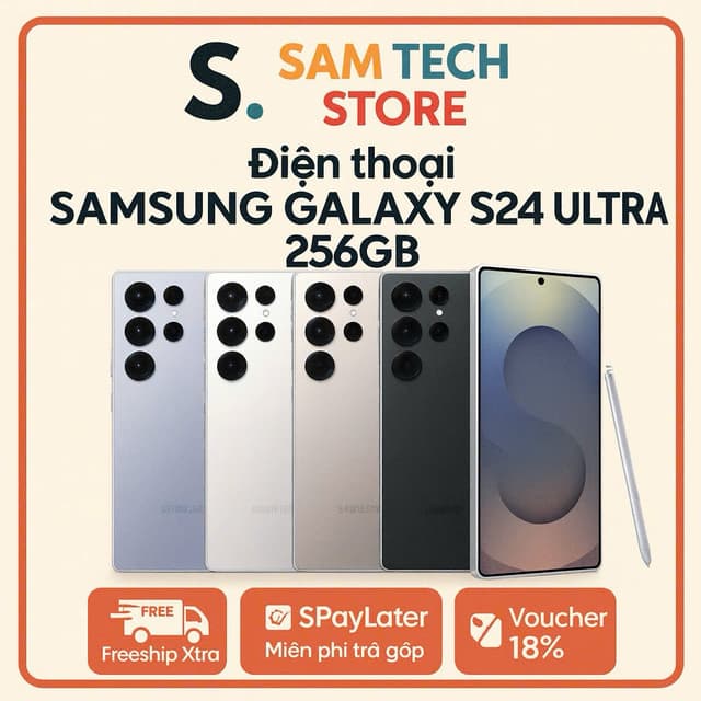 Samsung Galaxy S24 Ultra 5G (12GB|256GB) - SamTechStore - Ảnh 1