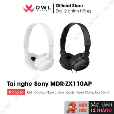 So sánh giá Tai nghe Sony MDR-ZX110AP (hàng chính hãng) rẻ nhất?
