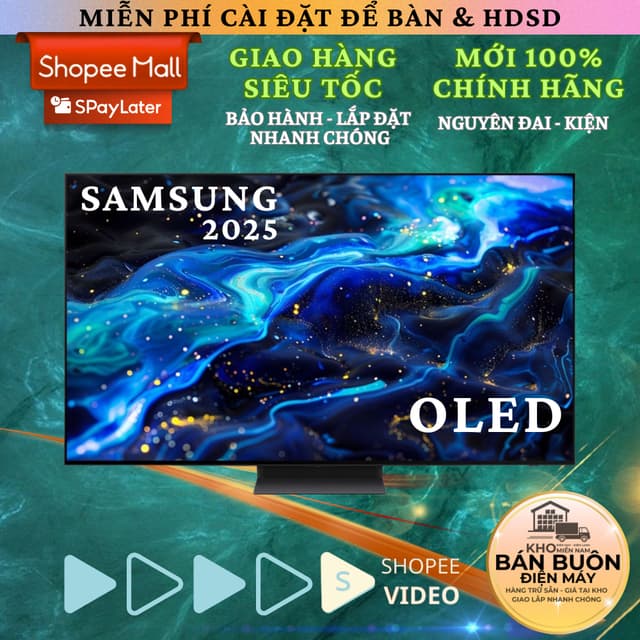 Smart Tivi Samsung OLED 65 inch QA65S95F 4K QD-OLED, Vision AI, Dolby Atmos, 2025 | 65S95F - Ảnh 1
