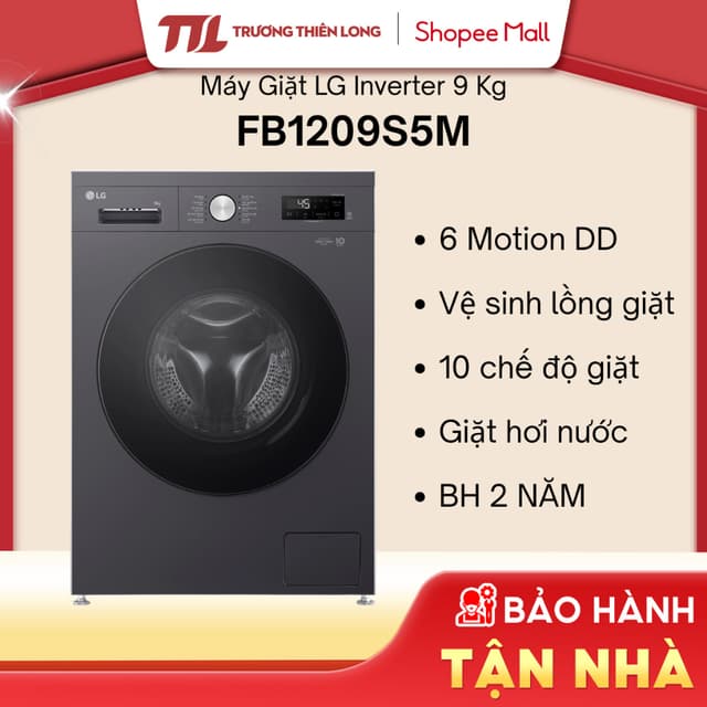 FB1209S5M - Máy Giặt Lồng Ngang LG AI DD™ Inverter 9 Kg FB1209S5M [TOÀN QUỐC] - Ảnh 10