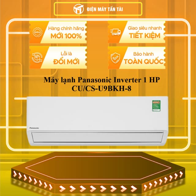 [SHOPEE - LẮP ĐẶT 0Đ HN HCM] - CU/CS-U9BKH-8 - Máy lạnh Panasonic Inverter 1 HP CU/CS-U9BKH-8 - Ảnh 4