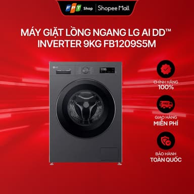 So sánh giá [GIAO HÀNG TỪ 5/1] Máy giặt cửa trước LG AI DD Inverter 9 kg FB1209S5M rẻ nhất?