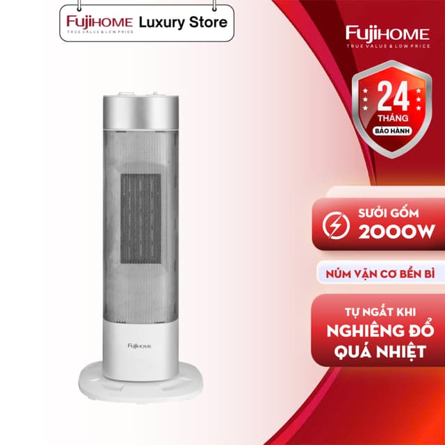 Quạt sưởi gốm Fujihome FH3100M – Ấm nhanh, tiết kiệm điện, an toàn tuyệt đối - Ảnh 9