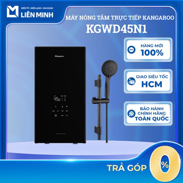 KGWD45N1 - Máy Nước Nóng Trực Tiếp Không Bơm KANGAROO 4500W [SHIP 0Đ HCM] - Ảnh 2