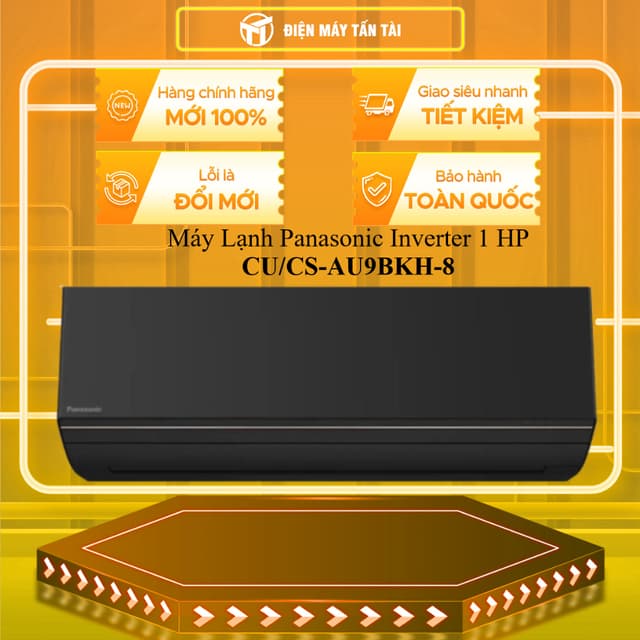 CU.CS-AU9BKH-8 - Máy Lạnh Panasonic Inverter 1 HP CU/CS-AU9BKH-8 - GIAO TOÀN QUỐC - Ảnh 3